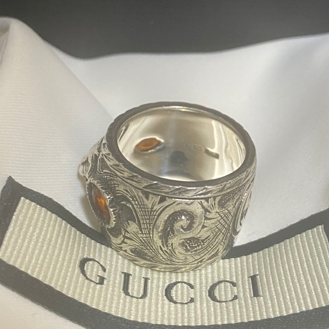 Gucci(グッチ)のGucci シルバーリング　指輪 メンズのアクセサリー(リング(指輪))の商品写真