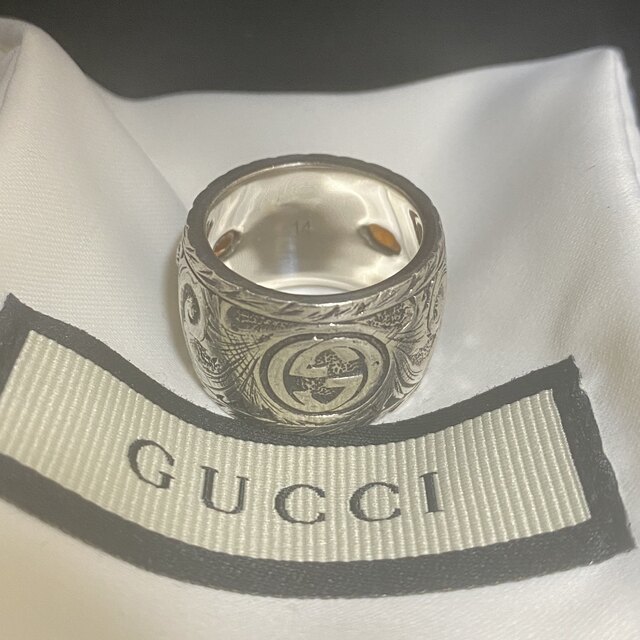 Gucci(グッチ)のGucci シルバーリング　指輪 メンズのアクセサリー(リング(指輪))の商品写真