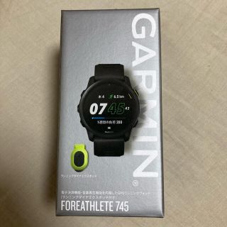 ガーミン(GARMIN)の【新品未使用】ガーミン 745 フォアアスリート 黒(トレーニング用品)