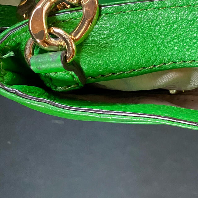 Michael Kors(マイケルコース)の中古 美品 マイケルコース MICHAELCORS グリーン ショルダーバッグ レディースのバッグ(ショルダーバッグ)の商品写真