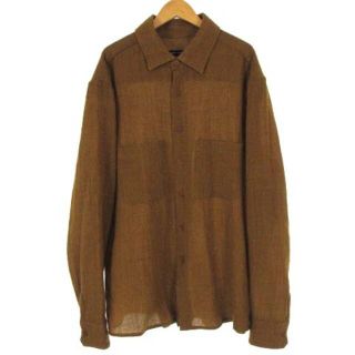 アザー(other)の美品 エヴァンキノリ evan kinori 20AW シャツ マスタード L(シャツ)