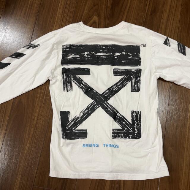 OFF-WHITE オフホワイトseeing things ロンT 長袖　XS