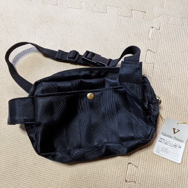 🎀黒色のウェストポーチ レディースのバッグ(ショルダーバッグ)の商品写真
