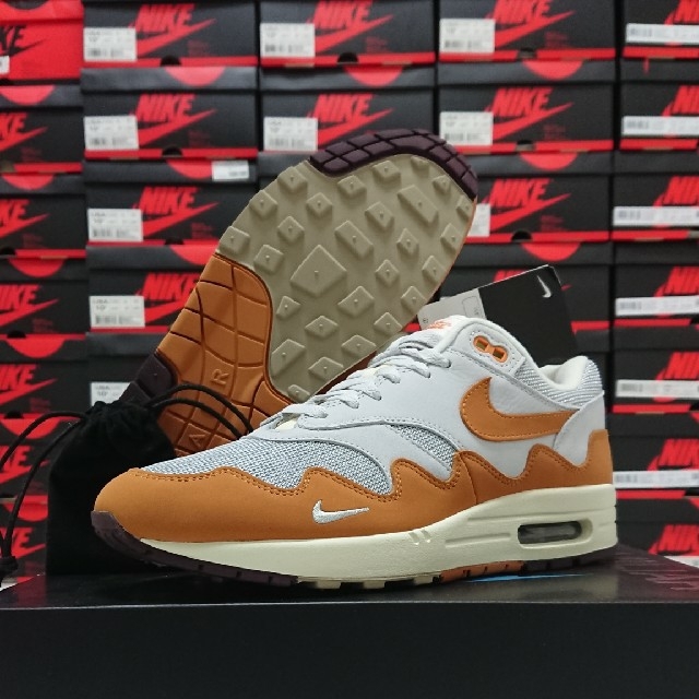 新品未使用 黒タグ NIKE Patta AirMax1 Monarch パタ