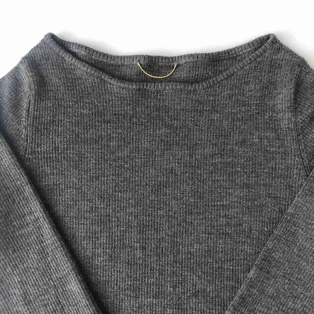 L'Appartement DEUXIEME CLASSE(アパルトモンドゥーズィエムクラス)のL'Appartement B/N Rib Knit  レディースのトップス(ニット/セーター)の商品写真