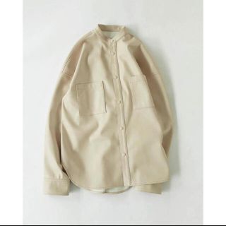 トゥデイフル(TODAYFUL)のtodayful ecoleather shirts エコレザーシャツ(シャツ/ブラウス(長袖/七分))