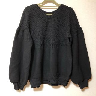 シマムラ(しまむら)の美品♡SNSで大人気！りなさん着用　エアリーニット柄プルオーバー(ニット/セーター)