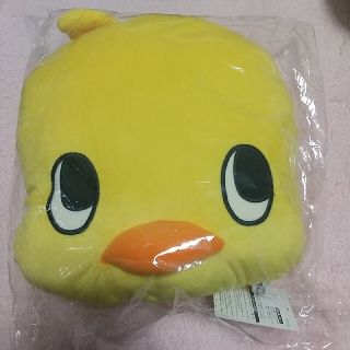 ニッシンショクヒン(日清食品)のひよこちゃん　クッション(キャラクターグッズ)