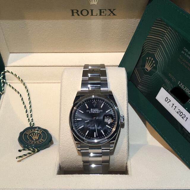 ROLEX(ロレックス)の【専用】 デイトジャスト36 ブラック　オイスターブレス メンズの時計(腕時計(アナログ))の商品写真