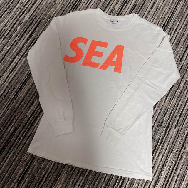 SEA(シー)のkn様　wind and sea  白×オレンジ　wds  ウィンダンシー  メンズのトップス(Tシャツ/カットソー(七分/長袖))の商品写真