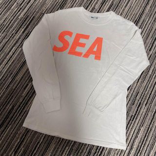 シー(SEA)のkn様　wind and sea  白×オレンジ　wds  ウィンダンシー (Tシャツ/カットソー(七分/長袖))