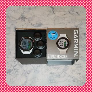 ガーミン(GARMIN)のGARMIN ガーミン Approach S62 ホワイト CT10×3 セット(腕時計(デジタル))