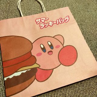 モスバーガー(モスバーガー)の星のカービィ　紙袋　モスバーガー(キャラクターグッズ)