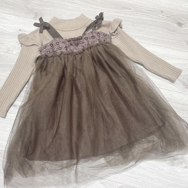 F.O.KIDS(エフオーキッズ)のワンピース　アプレレクール キッズ/ベビー/マタニティのキッズ服女の子用(90cm~)(ワンピース)の商品写真