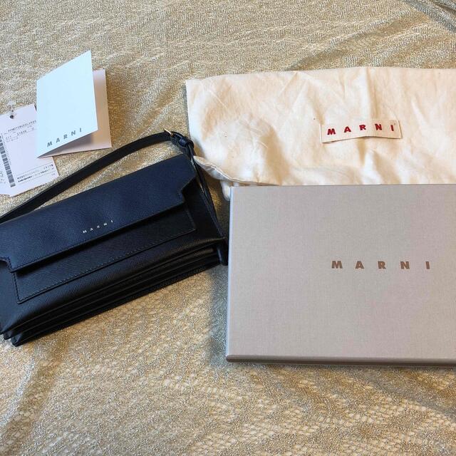 MARNI マルニ　バイカラー　ショルダーウォレット　財布　ショルダー　美品