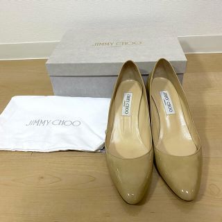 ジミーチュウ(JIMMY CHOO)のJIMMY CHOO  ジミーチュウ　ベージュ パンプス 39H(ハイヒール/パンプス)