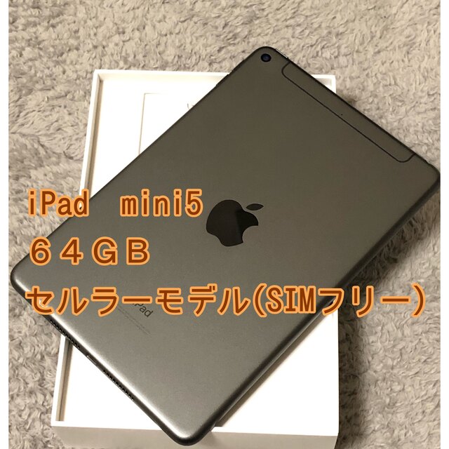 iPad mini 第5世代 64GB セルラー スペースグレイ 激安正規 21420円