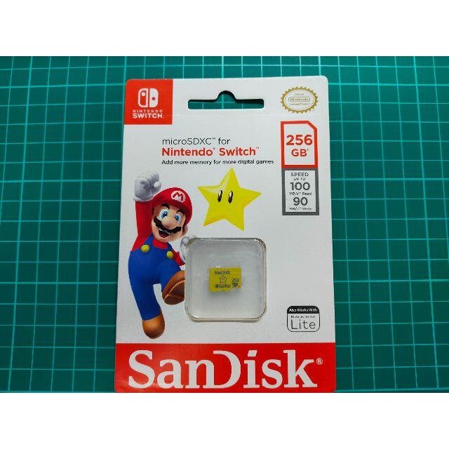 SanDisk(サンディスク)の任天堂スイッチ推奨microSD 256GB サンディスク (未開封新品) エンタメ/ホビーのゲームソフト/ゲーム機本体(その他)の商品写真