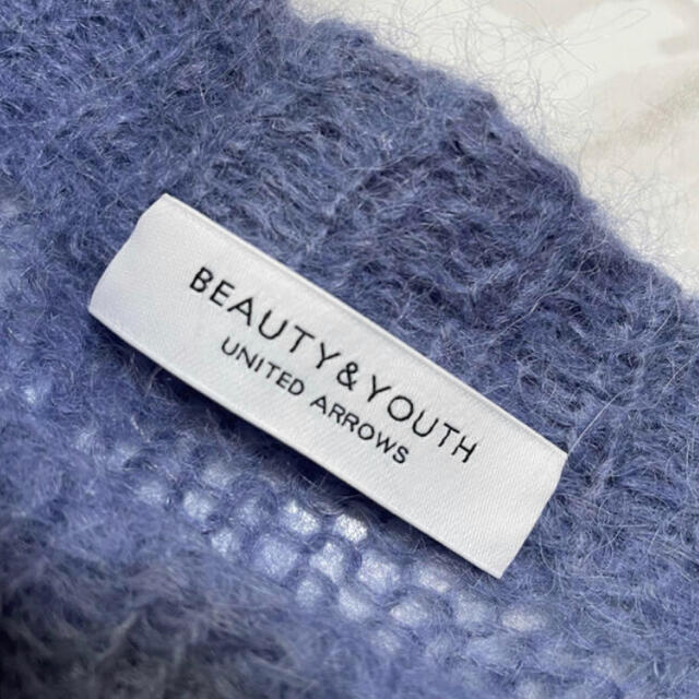 BEAUTY&YOUTH UNITED ARROWS(ビューティアンドユースユナイテッドアローズ)の専用BEAUTY&YOUTH モヘヤアルパカカラーニットプルオーバー レディースのトップス(ニット/セーター)の商品写真