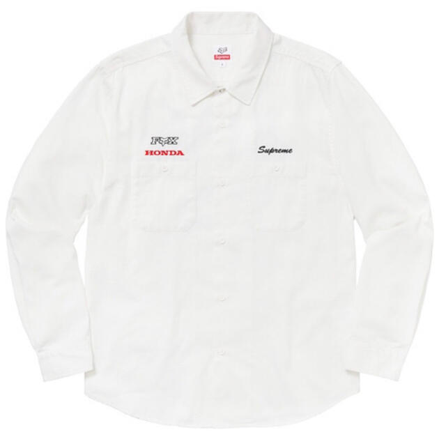 Supreme HONDA FOX RACING work shirt L
