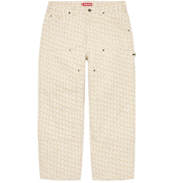 Supreme Monogram DoubleKnee Denim Pant