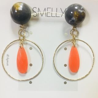 スメリー(SMELLY)の【値下げ】新品未使用 SMELLY カラフルパーツフープイヤリング(イヤリング)