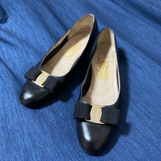 サルヴァトーレフェラガモ(Salvatore Ferragamo)の☆フェラガモ☆パンプス 黒(ハイヒール/パンプス)