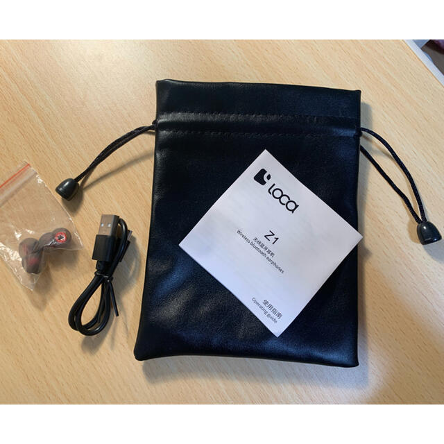 LOCA-Z1 Bluetoothイヤホン ピーコックグリーン スマホ/家電/カメラのオーディオ機器(ヘッドフォン/イヤフォン)の商品写真