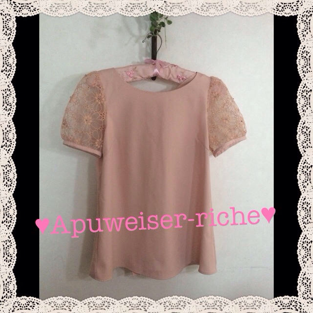 Apuweiser-riche - ♥︎袖オーガンレースブラウス♥︎