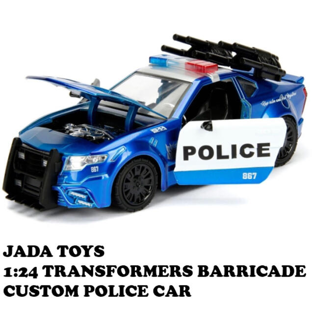 ミニカーTRANSFORMERS BARRICADE CUSTOM POLICE CAR