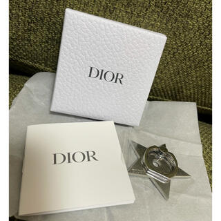 ディオール(Dior)のDior ノベルティ　スマホリング　非売品　星　スター型(ノベルティグッズ)