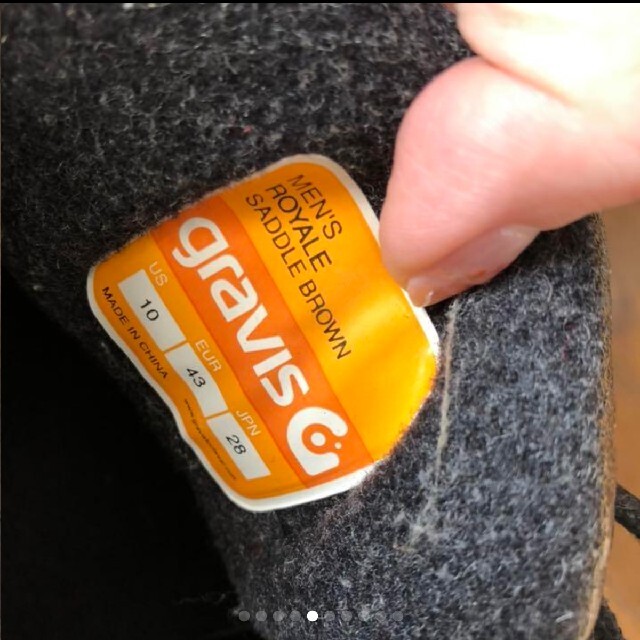 gravis(グラビス)のグラビス　メンズスニーカー　28cm ブラウン　カーキ　秋冬 メンズの靴/シューズ(スニーカー)の商品写真