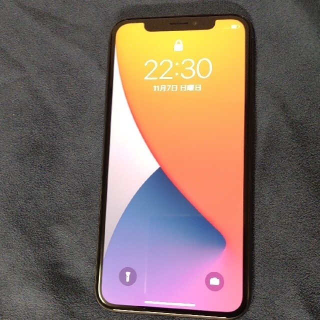 iPhone X　256GB　スペースグレイ　シムロック未解除