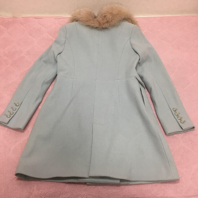 MIIA(ミーア)のMIIA FOX衿ウールコート レディースのジャケット/アウター(ロングコート)の商品写真