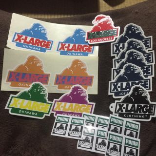 エクストララージ(XLARGE)のエクストララージX–LARGEステッカーセット非売品レア(ノベルティグッズ)