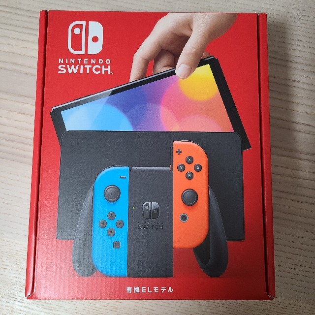 再再販！ ネオンレッド Nintendo ネオンブルー 任天堂 Switch(有機EL ...