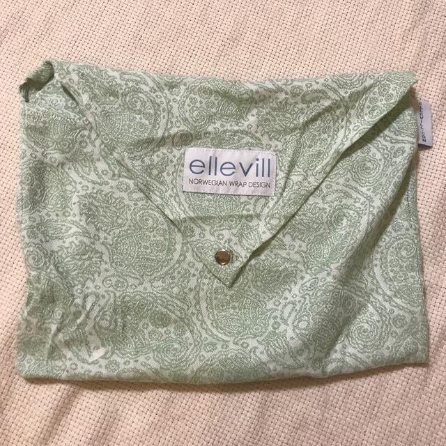 Ellevill Paisley Olive BabyWrap サイズ7  キッズ/ベビー/マタニティの外出/移動用品(抱っこひも/おんぶひも)の商品写真