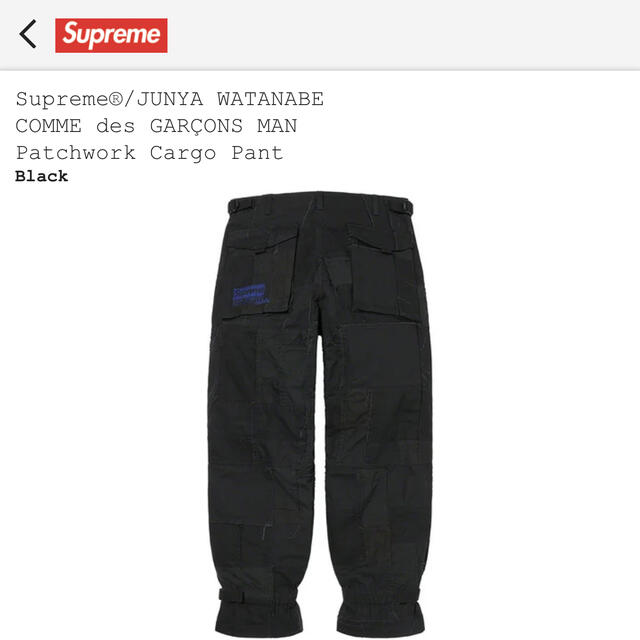 セール得価 Supreme - SUPREME JUNYA WATANABE CARGO PANTS の通販 by
