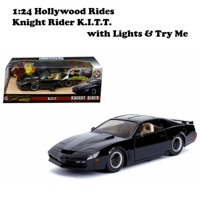 ミニカーHOLLYWOOD RIDES - KNIGHT RIDER K.I.T.T.