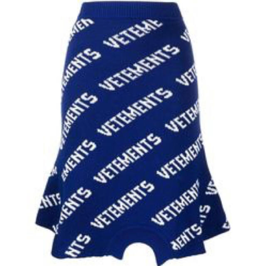 今週限定特価‼️vetements logo knit skirt