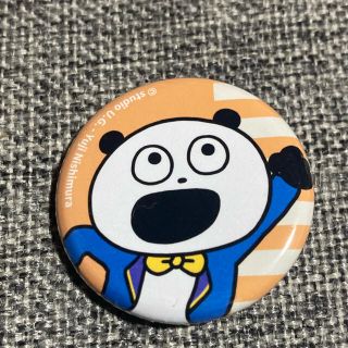ごきげんぱんだ缶バッジ　よみうりランド　にしむらゆうじ(キャラクターグッズ)