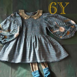 キャラメルベビー&チャイルド(Caramel baby&child )の2021aw bonjour diary  tunique blouse  6y(ブラウス)