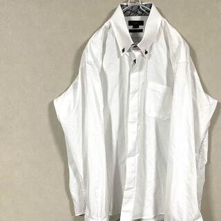 ナチュラルヴィンテージ(natuRAL vintage)のシャツ　長袖　ボタンダウン　ノーアイロン　大きいサイズ(シャツ)