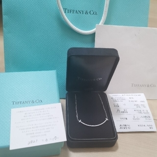 ティファニー(Tiffany & Co.)の【新品同様】最終値下げ Tiffany  K18ホワイトゴールド ダイヤ (ネックレス)