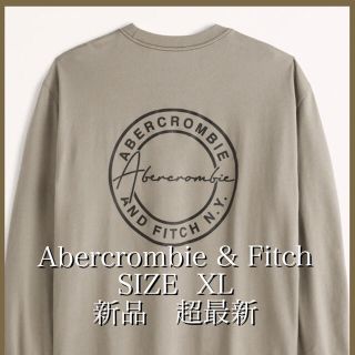 アバクロンビーアンドフィッチ(Abercrombie&Fitch)の【新品】超最新　アバクロ　長袖オーバーサイズバックロゴ　ロンT Bp(Tシャツ/カットソー(七分/長袖))