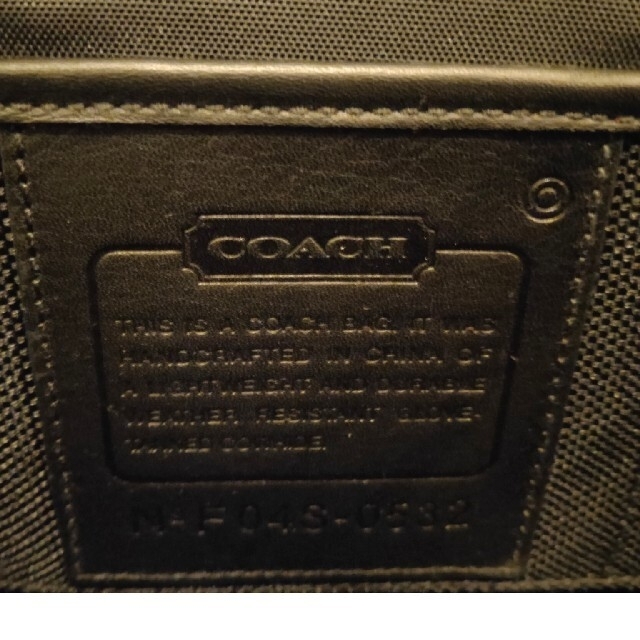 COACH(コーチ)の保管袋付「美品」COACH ビジネス ショルダーバッグ メンズのバッグ(ショルダーバッグ)の商品写真