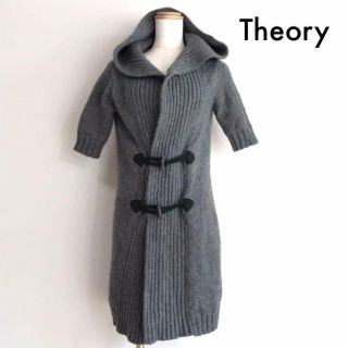 theory カシミヤ半袖カーディガン