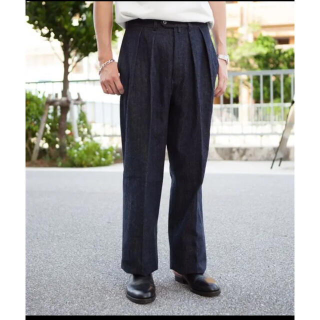オリジナルデザイン手作り商品 neat デニム denim wide 44 - 通販