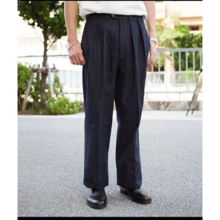 コモリ(COMOLI)のneat デニム　denim wide 44(デニム/ジーンズ)