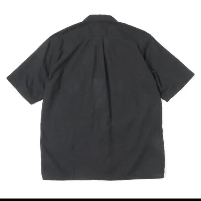 comoli 21ss ベタシャンオープンカラーシャツ Black size3